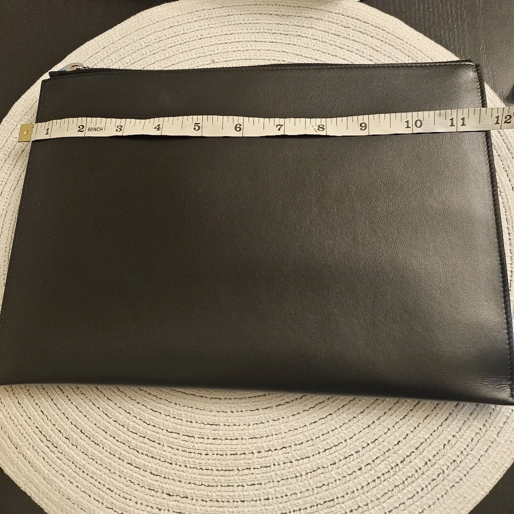 Saint Laurent Leather Zip Pouch / Document Holder - Picture 3 of 9
